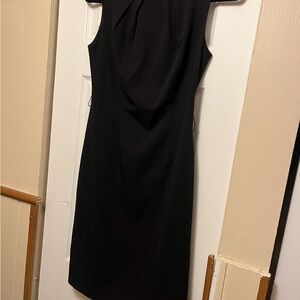 Sleeveless black dress mid length great condition